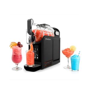 88oz Slushie Machine for Home with No Ice Needed, 5 Preset Programs, Self-Cleaning Function, Quiet Operation, Perfect for Making Frozen Margaritas, Milkshakes, Smoothies, Frappes,Black