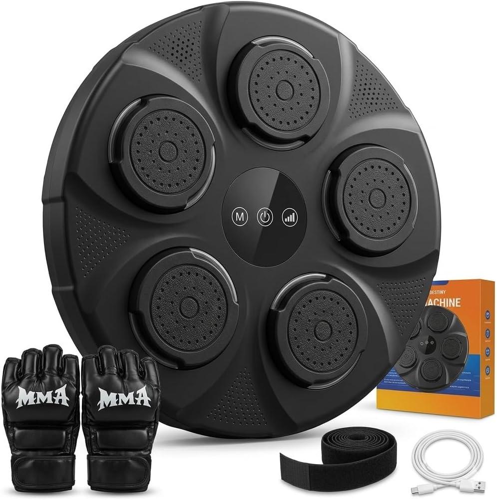 Music Boxing Machine with LED Lights, Large