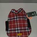 Kuoser Warm Dog Coat, Waterproof Dog Coats for X-Small Dogs, Adjustable Durable Doggie Winter Jacket Reversible Cozy Puppy Cold Weather Apparel from Small to Large Breed, Red, XS