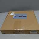 Wall Clock, 14" Large Dial Non-Ticking Silent Battery Operated Analog with LCD Display for Perpetual Calendar and F Temperature, Ideal Modern Home, Bedroom, Kitchen, Office Decor (Blue)