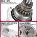 Starter & Bendix for Polaris Scrambler 400 1995-2002/250 1985-1986/Trail Blazer 250 400/Xpress 400L 300/Xplorer 400L 400 300 250/Trail Boss 350L 300 250 250R Sportsman Sport 400L/400 3083646 3083760