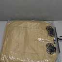 Motor Trend Seat Covers for Cars Trucks SUV, Faux Leather Beige Padded Seat Covers with Storage Pockets, Premium Interior Car Seat Cover, 2 x Front Seat Covers