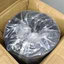 FOREHOGAR Black PVC Coated Welded Wire Fence 24 Inch x 50 Foot, 2 Inch x 3 Inch 16GA, Garden Border Fencing Roll Vinyl Coating Metal Wire Mesh for Yard Vegetable Plant Protection Poultry Netting