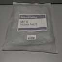 Natural Feelings Men's Woven Sleep Pajama Pant Men Flannel Pajama Pants Cotton Sleep Pant Lounge Sleepwear Pants with Pockets (Gray)