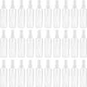 SINJEUN 30 Pack Clear Plastic Spray Bottles with Caps, 4 oz Spray Bottles Mist Sprayer, Refillable Empty Fine Mist Spray Bottle Mini Travel Size Spray Bottles, Leak Proof and BPA-Free