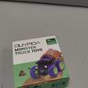 Monster Truck Toys - Friction Powered Toy Cars Push and Go Vehicles for Toddlers Kids Best Christmas Birthday Party Gift for Boys Girls Aged 3 and Above 4-Pack