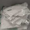 RACETOP White Paper Bags with Handles Bulk 8"x4.5"x10.8" 100Pcs Gift Bags Medium Size, White Gift Bags with Handles, Gift Bag Bulk for Retail, Party, Shopping, Merchandise