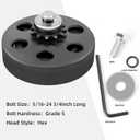LotFancy Go Kart Clutch 3/4 Bore 12T for #35 Chain, Predator 212 Centrifugal Clutch 12 Tooth for Minibike, Fun Kart, and Compatible 2-6.5 HP Engines