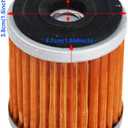 HIFROM Air Filter Cleaner with Oil Filter Spark Plug Tune Up kit Replacement for Yamaha Big Bear 400 YFM400 YFM400FB Replaces 1P0-E4450-00-00 4XE-E4450-00-00 1UY134400100 1UY1344002 1UY134400200