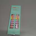 modelones French Tip Press on Nails, 150Pcs M-Almond Fake Nails with Nail Box, Pink & White Gel Nail Tips for Women, Soft Glue-On Nails for Natural Salon Look, DIY Nail Art Kit (15 Sizes)