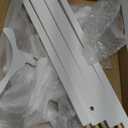 Civaner 11 Pcs Doll Garment Rack with Wooden Clothes Hanger for 18 Inch Girl Doll Clothes Mini Hangers Wardrobe Furniture Accessories for Dollhouse Baby Shower Supplies (White)