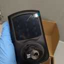 Signstek Keyless Entry Door Lock with Handle, Digital Keypad Door Knob, Smart Electronic Lock with Code, Touchscreen, Auto-Locking, Matte Black