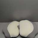 Memory Foam Pregnancy Pillows for Sleeping, Maternity Pillow Support for Back Belly HIPS, Adjustable Travel Wedge Pillow for Pregnant Women, Side Spleeping Pregnant Pillows with Cooling Pillowcase (Material Type Cooling, Grey)