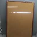 24x36 Inch Cork Bulletin Board for Wall with Black Wood Frame | Modern Pin Board for Office & Home | Includes 20 Push Pins & Mounting Hardware