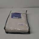 100% Blackout Shield Linen Blackout Curtains for Bedroom 96 Inches Long, Back Tab/Rod Pocket Living Room Drapes, Thermal Insulated Blackout Curtains 2 Panels Set, 50" W x 96" L,Cream