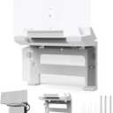 Starlink Gen 3 Router Mount, Premium 2 in 1 Starlink Mounting Kit for Starlink V3 Standard Router, Space Saving Starlink Standard V3 Mesh Router and Starlink Gen 3 Power Supply Mounting Kit