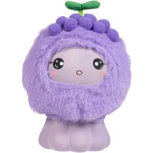 ADORA Soft & Squishy Grape Fruit Plush, Farm Fresh Scented Plush Toy Birthday Gift for Ages 1+ - Goofy Grape