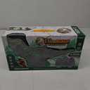 TEMI Remote Control Dinosaur Toys for Boys 3 4 5 6 7 8 Years, Electrical Stunt RC Walking Dinosaur Toy with Light and Sound, Rechargeable Battery, 360 Rotating, Birthday Toys for Kids (Green)