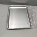 Nordic Ware Naturals Half Sheet - USA Made Aluminum Commercial Quality Sheet Pan for Baking or Roasting, Encapsulated Galvanized Steel Rim Prevents Warping, 2-Pack