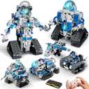 6 in 1 STEM Robot Building Kit, 780 PCS APP & Remote Control Space Robot Toys for Kids Age 8-14+, Engineering Technic Coding Robotic Kit, Educational Science Set Birthday Gift for Boys Girls