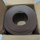 Vinyl Wall Base Baseboard Molding Trim 6" Flexible Self Adhesive Rubber Wall Base Moulding Trim Peel and Stick Design, 6 Inch x 20 Feet, Brown