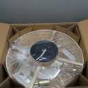 Ceiling Fans with Lights, 20" Boho Ceiling Fan with Light Flush Mount, Drum Rattan Low Profile with 6 Speeds, Remote Control for Bedroom, Nursery, Living Room