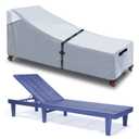 Patio Chaise Lounge Cover With Handles, Outdoor Lounge Chair Cover