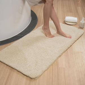 Luxury Quick Dry Non-Slip Bathroom Rugs24'' x 47'' Beige Highly Absorbent Washable and Ultra Soft, Extra Thick Fluffy Bath Mats for Shower/Kitchen/Bathtub Floor (Dawn Dunes)