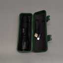 Rechargeable Amber Flashlight - 4 in 1 Sunset Lamp with Warm 1800K Light for Eye Care & Photography Fill Light - Zoom 4 Modes