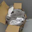 Electric Heated Blanket 72"x84" Full Size - Dual-Sided with Microplush & Sherpa Fabric, 4 Heat Settings & 10 Hours Auto Off, Machine Washable - Light Gray