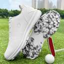 Women Professional Golf Sneakers Female Spikeless Golf Shoes Outdoor Golf Training Sneakers Ladies Golf Walking Shoes, Size 41