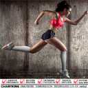 CHARMKING 4 Pairs Compression Socks for Women and Men, Size L/XL