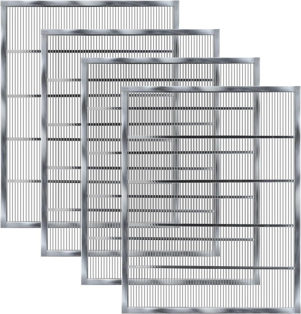 Metal Queen Excluder for 10 Frame Beehive,20.08 X 16.14 Inch Beehive Queen Excluder 10 Frame,Queen Excluder for 10 Frame Hive,Queen bee excluder 10 Frame,Beekeeping Tools (4)