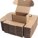 PHAREGE 4.6x2.2x2.2 inch Shipping Boxes Bulk 50 Pack Brown, Tab Lock Tuck Top Mailer Boxes for Packaging Small Business, Small Cardboard Gift Boxes for Wrapping Mailing Present