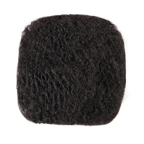 Orientfashion 30g/1 Pack Afro kinky Bulk Hair Bulk, 4c 100% Afro Kinky-Curly Human Hair for Twist Braiding, Dreadlock Extensions, Repair Loc (10 Inch, Natural Black)