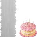 Cake Scrape, 8.6in/22cm Stainless Steel Cake Scraper Smoother Reusable Lightweight Cakes Smoother For Icing Mousse Butter Cream Cakes