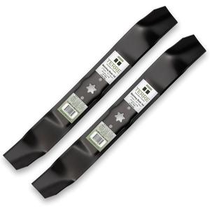 Terre Products, 2 Pack Mulching Lawn Mower Blades, 42 Inch Deck, Compatible with MTD, Cub Cadet, TroyBilt, Replaces 742-04126, 742-0616, 742-0616A, 742-04087, 942-04126, 942-0616, 942-0616A, 942-04087