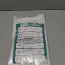 HOMEIDEAS 100% White Linen Blackout French Door Curtains, Privacy Door Window Curtains, 30 X 68 Inch Room Darkening Blinds, Thermal Insulated Shades for Bedroom, 1 Panel