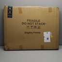 Jersey Frame Display Case for Wall ,Large Lockable T-Shirt Shadow Box with Clear UV Protection Acrylic & Hangers for Football Basketball Baseball Soccer Hockey, Matte Black 1 Pack