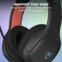 Turtle Beach Airlite Fit Wired Gaming Headset  Officially Licensed for Nintendo Switch 2, Nintendo Switch, Durable, Lightweight, Charcoal Blue/Red