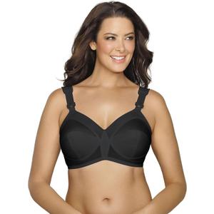 Exquisite Form womens Fully Original Support Full Coverage Bra, Black, 44DDD US