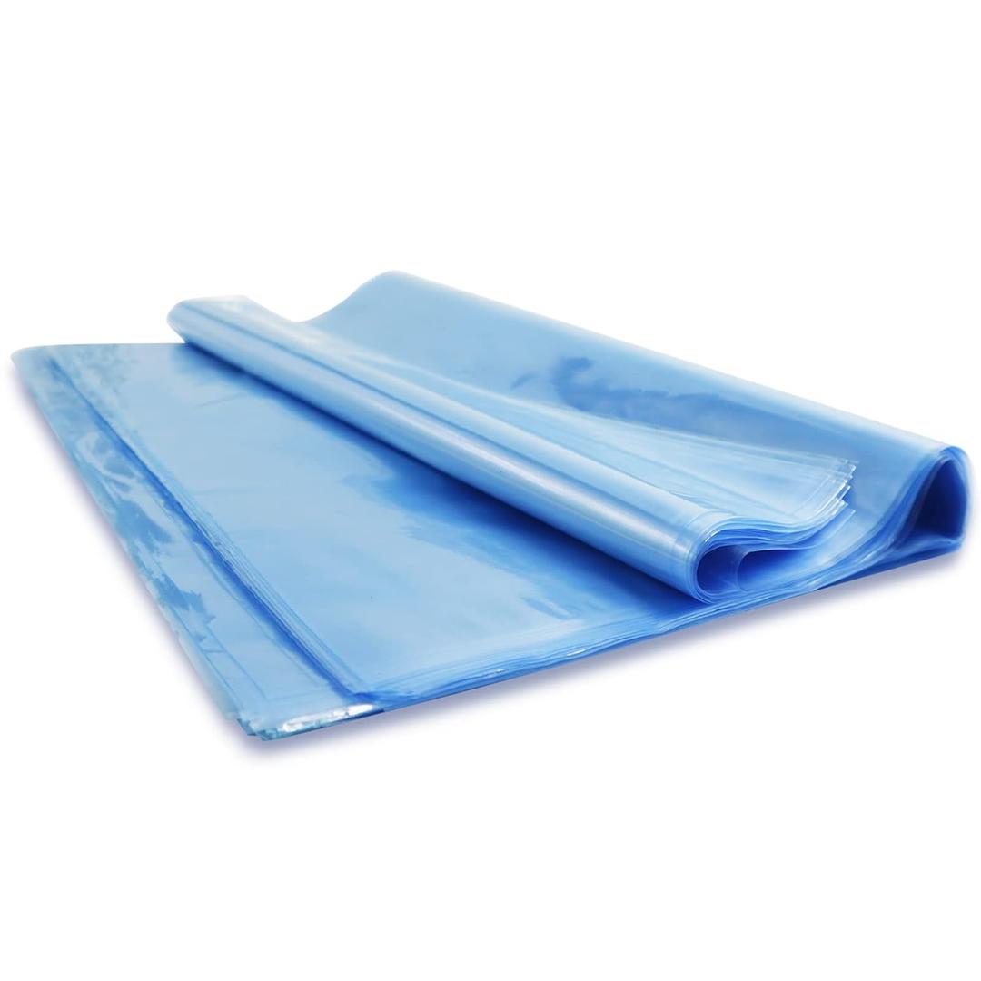 50Pcs Large PVC Heat Shrink Wrap Bags, 16 x 20in/40 x 50cm Clear Heat Seal Shrink Bags for Packaging Gifts, DIY Projects, Soaps, Books, Candles, Jars