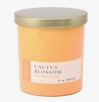 Candle Cactus Blossom Soy Wax Blend 8Oz