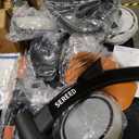 SEREED Colorful Lighting Toddler Tricycle for 2-5 Years Old Boys, Adjustable Seat&Handlebar Trike, Removable Basket, Birthday Gift Idea for Kids Ages 2+ (Black)