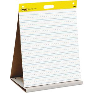 Post-it Tabletop Easel Pad , White With Primary Lines, 20" x 23" (MMM563PRL), 1 unit