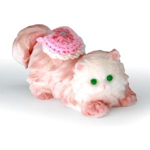 Taba Squishy Cat, Fufu Squishy Cat Toy, Cute Kawaii Cat Shape, Stress Relief Fidget Toy, Perfect Desk Pets, Gift Idea for Girls Women, Pink