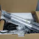 11-in-1 Steam Mop - Detachable Handheld Steam Cleaner with 380mL Tank, 260 Floor Steamer for Hardwood, Tile, Grout, Windows, Bath & Kitchen - 3-Level Steam Control, Multi-Purpose Floor Steam Cleaner (Black)