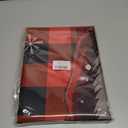 6x16FT Santa Claus Christmas Garage Door Banner Decor, Red and White, 72inx192in