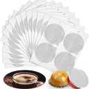 Pro Mael 100-Count Aluminum Foil Seals for Reusable VertuoLine Pods, Sealing Lids for DIY Refillable Nespresso VertuoLine Capsules (Works perfectly with Pro Mael Refillable Coffee Pod Kits)