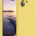 FireNova Magnetic for iPhone 17 Case, Compatible with MagSafe, [Integrated Silicone Camera Control Button] [Camera Protection] Anti-Scratch Microfiber Lining Phone Case, 6.3", Yellow